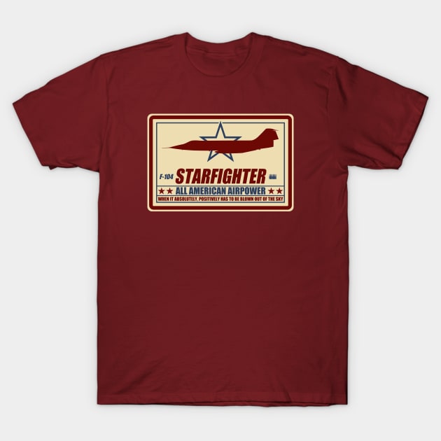 F-104 Starfighter T-Shirt by TCP